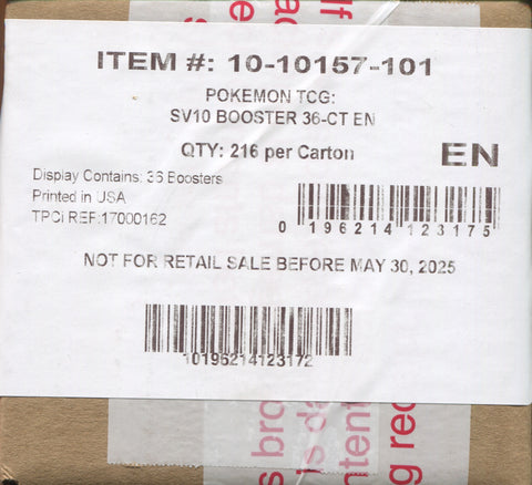 Destined Rivals Booster Box Case